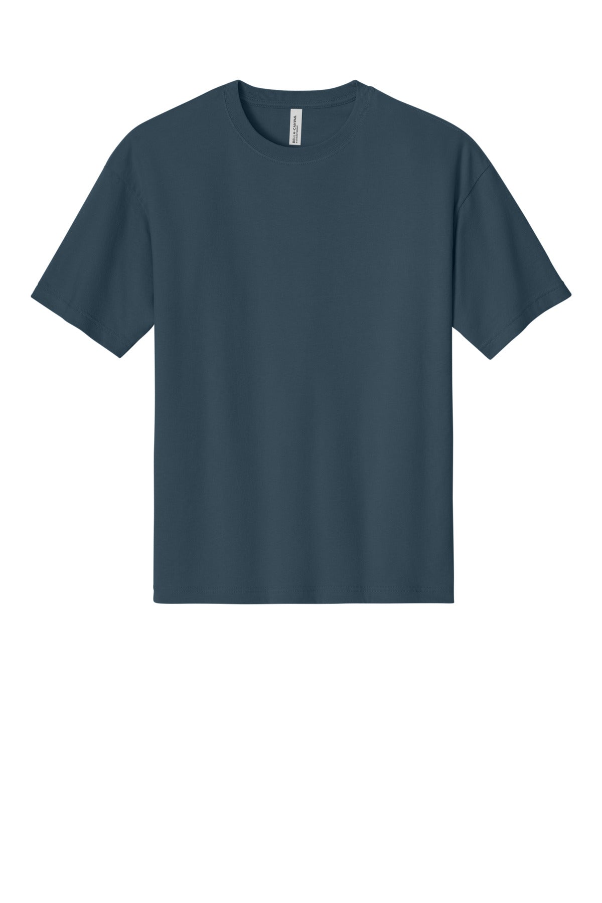 Front View of VtgNavy BELLA+CANVAS Unisex 6-Ounce Heavyweight Tee BC3010