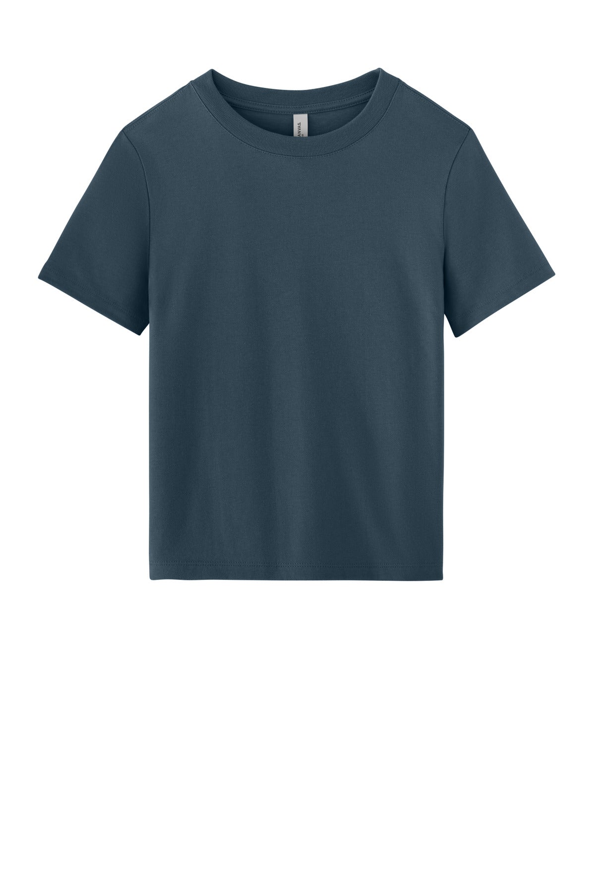 Front View of VtgNavy BELLA+CANVAS Women's 6-Ounce Heavyweight Tee BC6110