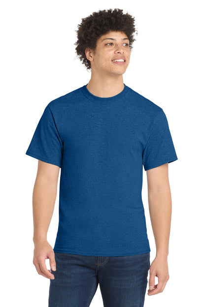 Front View of VtgRoyal Port & Co Core Blend Tee. PC55