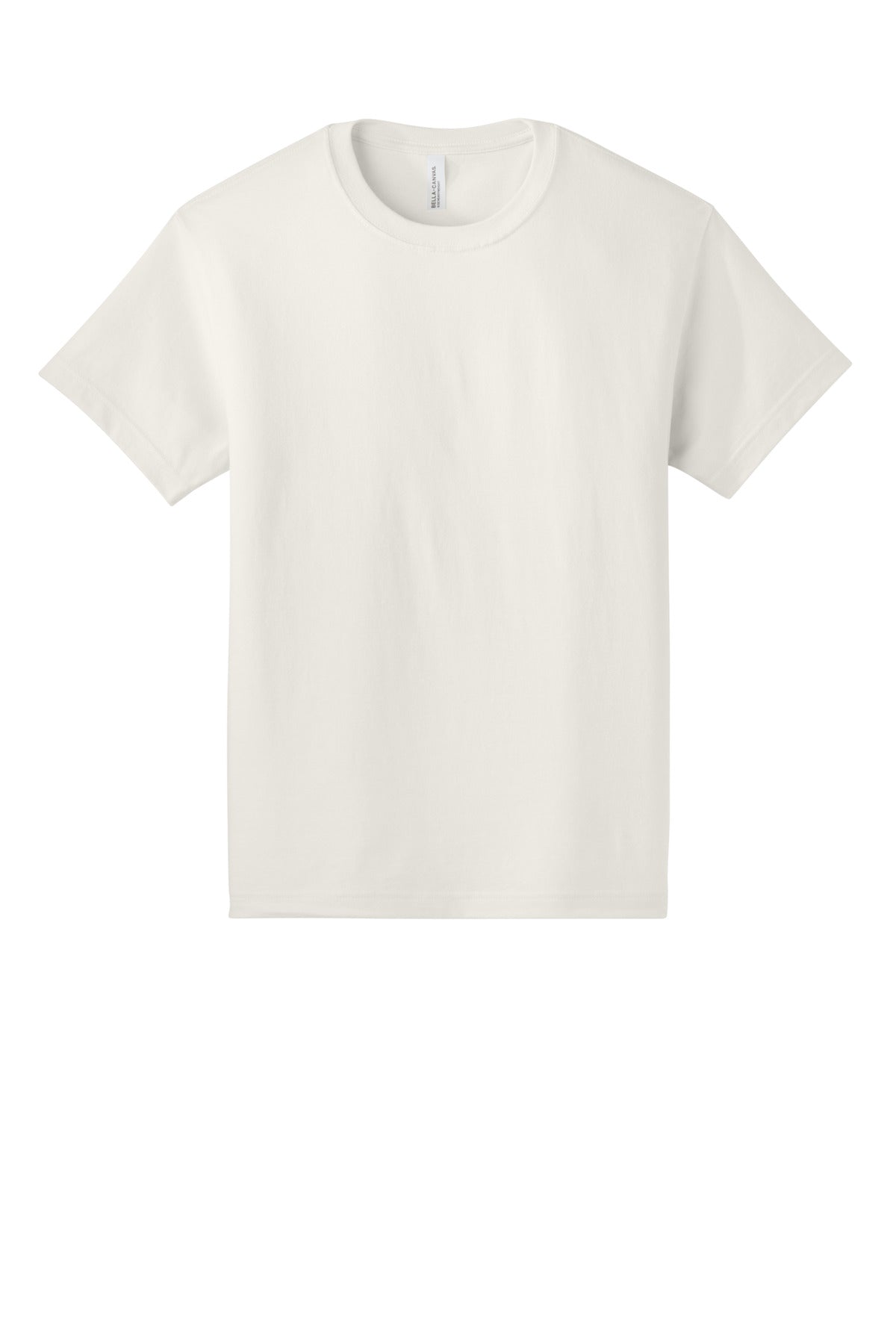 Front View of VtgWhite BELLA+CANVAS Unisex 6-Ounce Heavyweight Tee BC3010