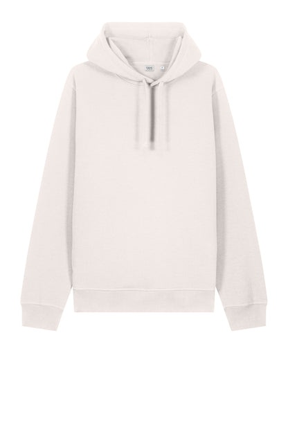Front View of VtgWhite Stanley/Stella Unisex Sounder Hooded Sweatshirt SXU012