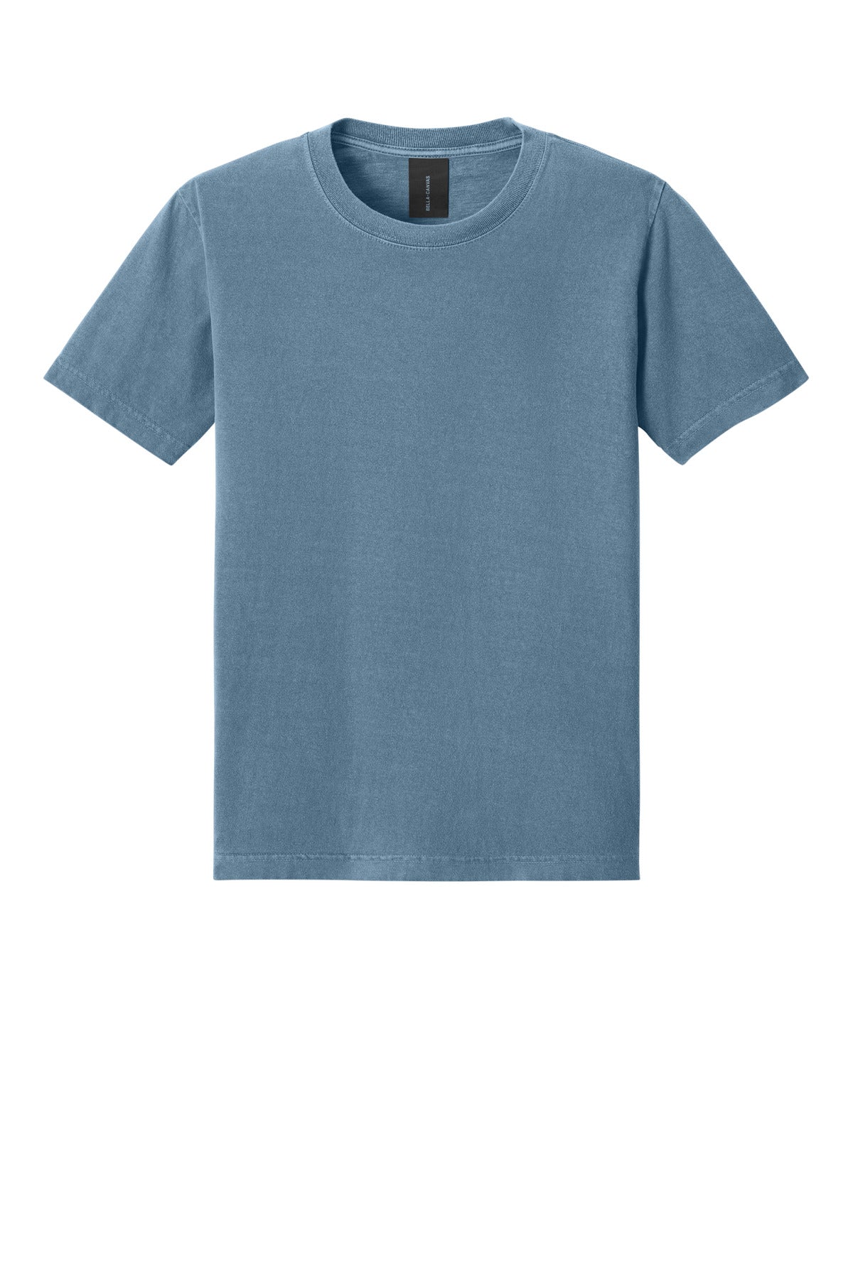 Front View of WashedDnm BELLA+CANVAS Unisex Heavyweight Garment-Dyed Tee BC4810GD