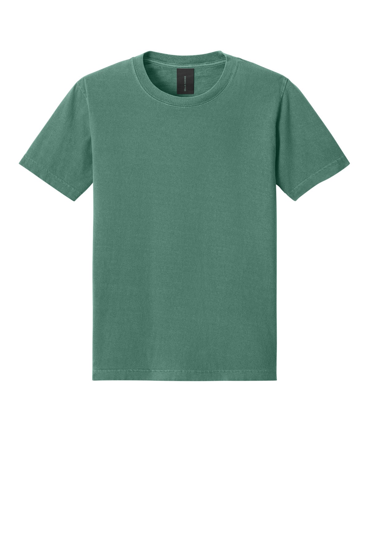 Front View of WashedPine BELLA+CANVAS Unisex Heavyweight Garment-Dyed Tee BC4810GD