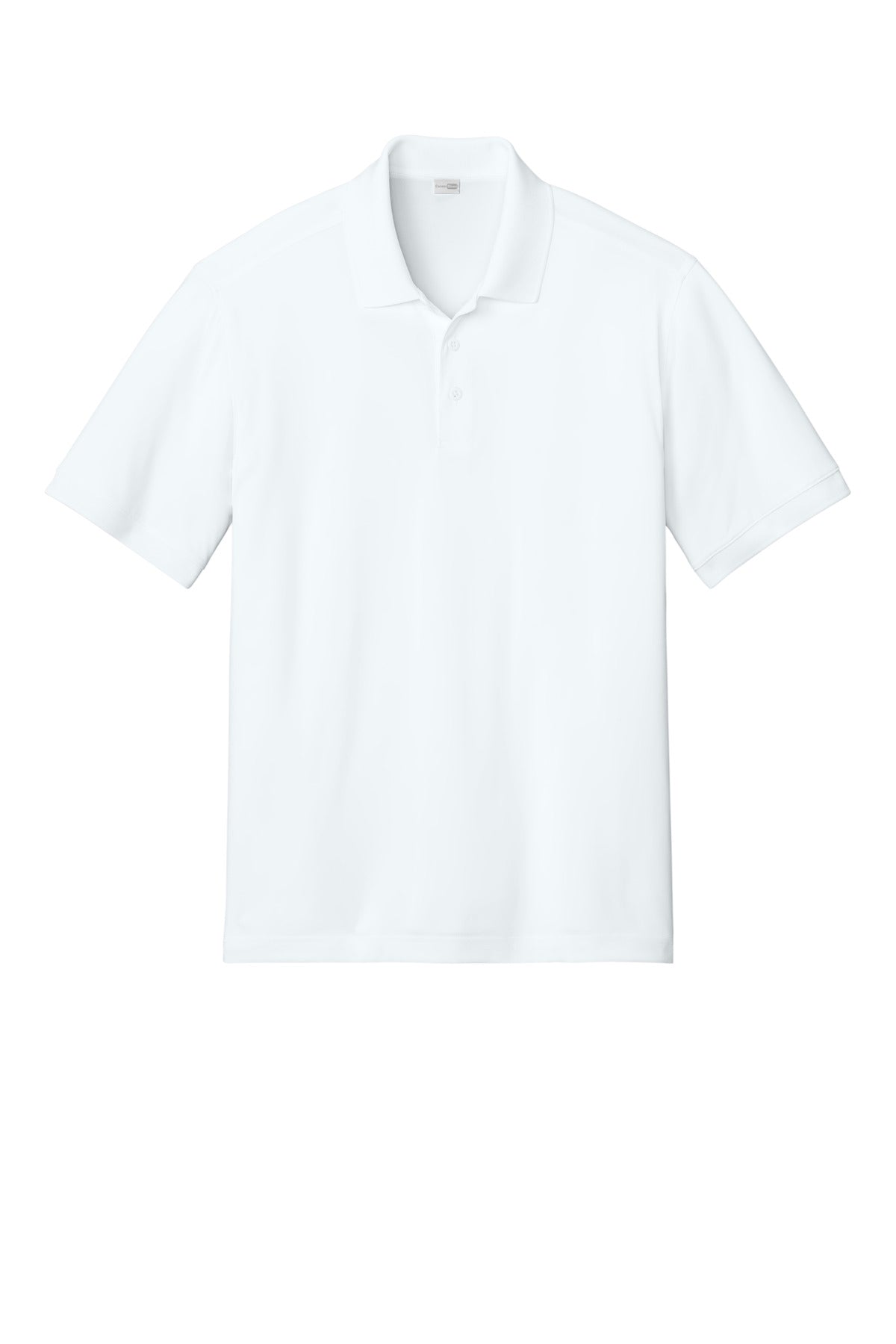 Front View of White CornerStone Workwear Pro Polo CS450