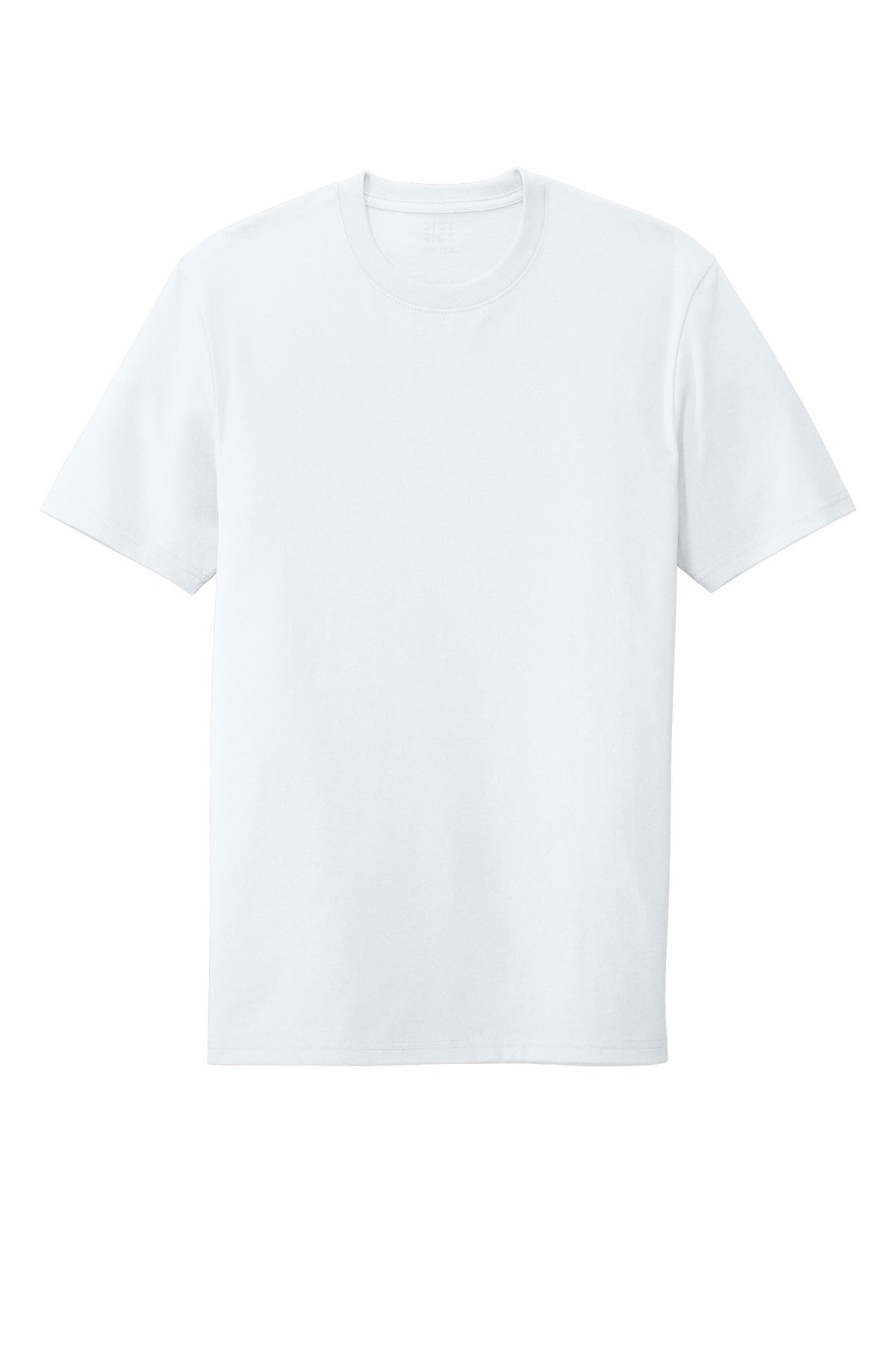 Front View of White District Re-Tee DT8000