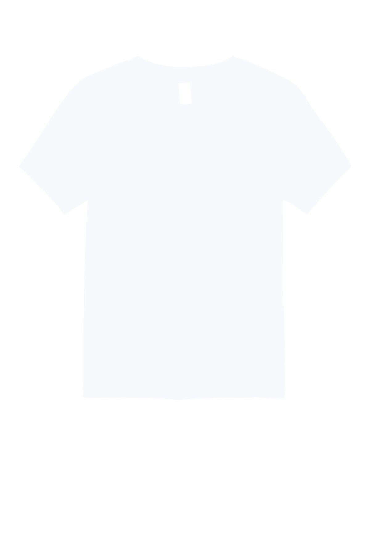 Front View of White Gildan Youth Softstyle CVC Tee 64000BCVC