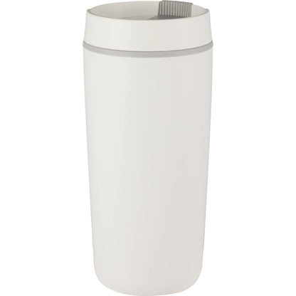 Front View of White Grande 16oz Recycled Tumbler plain