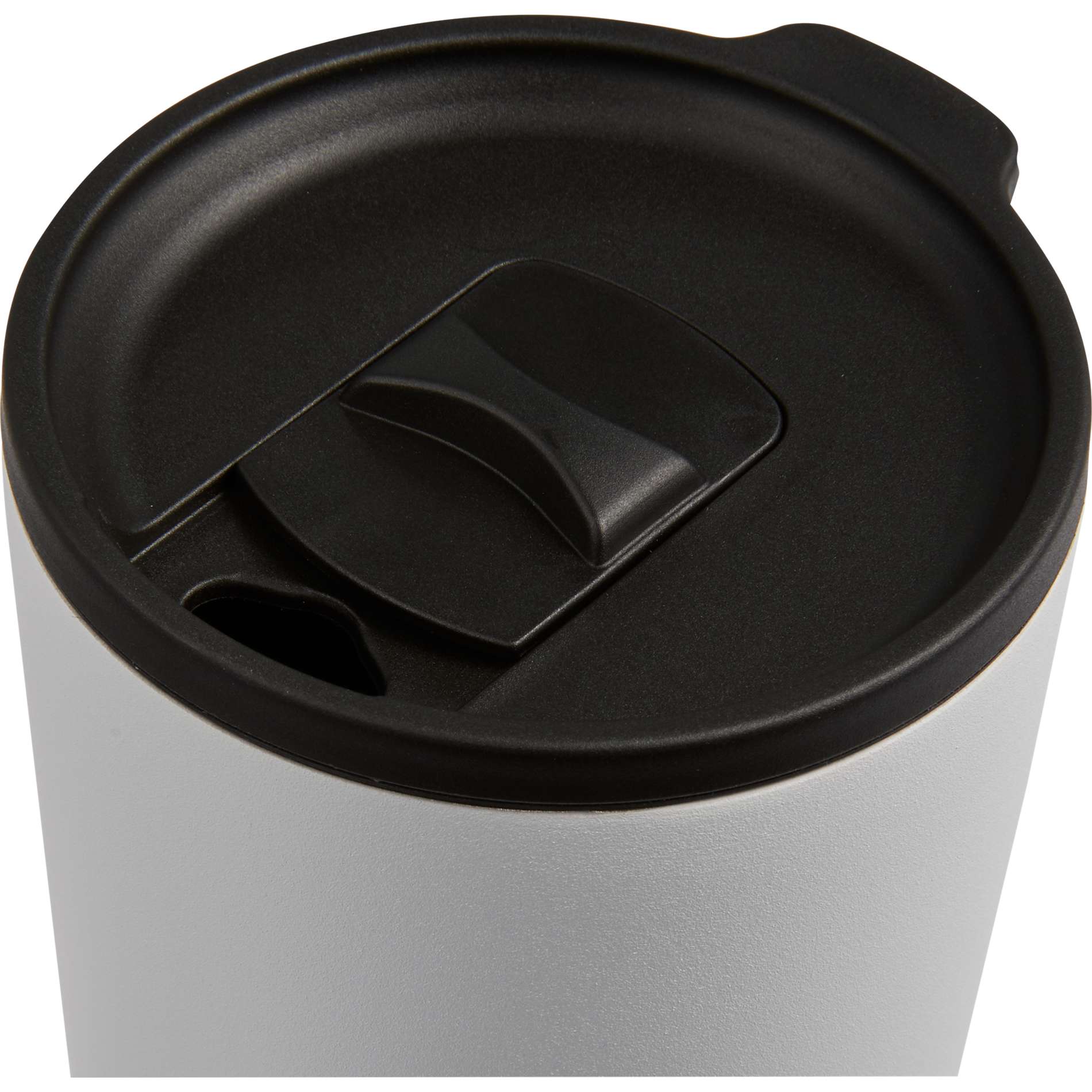 Front View of White Leeston Copper Vacuum Insulated Tumbler 24oz