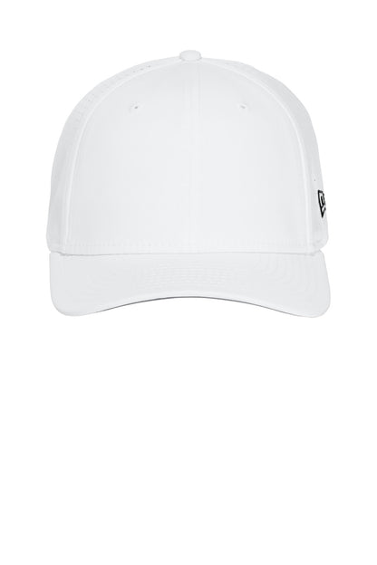 Front View of White New Era 9SEVENTY Perforated Snapback Cap NE501