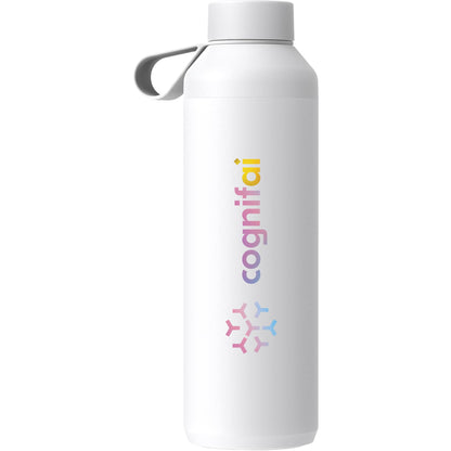 Front View of White Ocean Bottle Peak OG Bottle 24oz