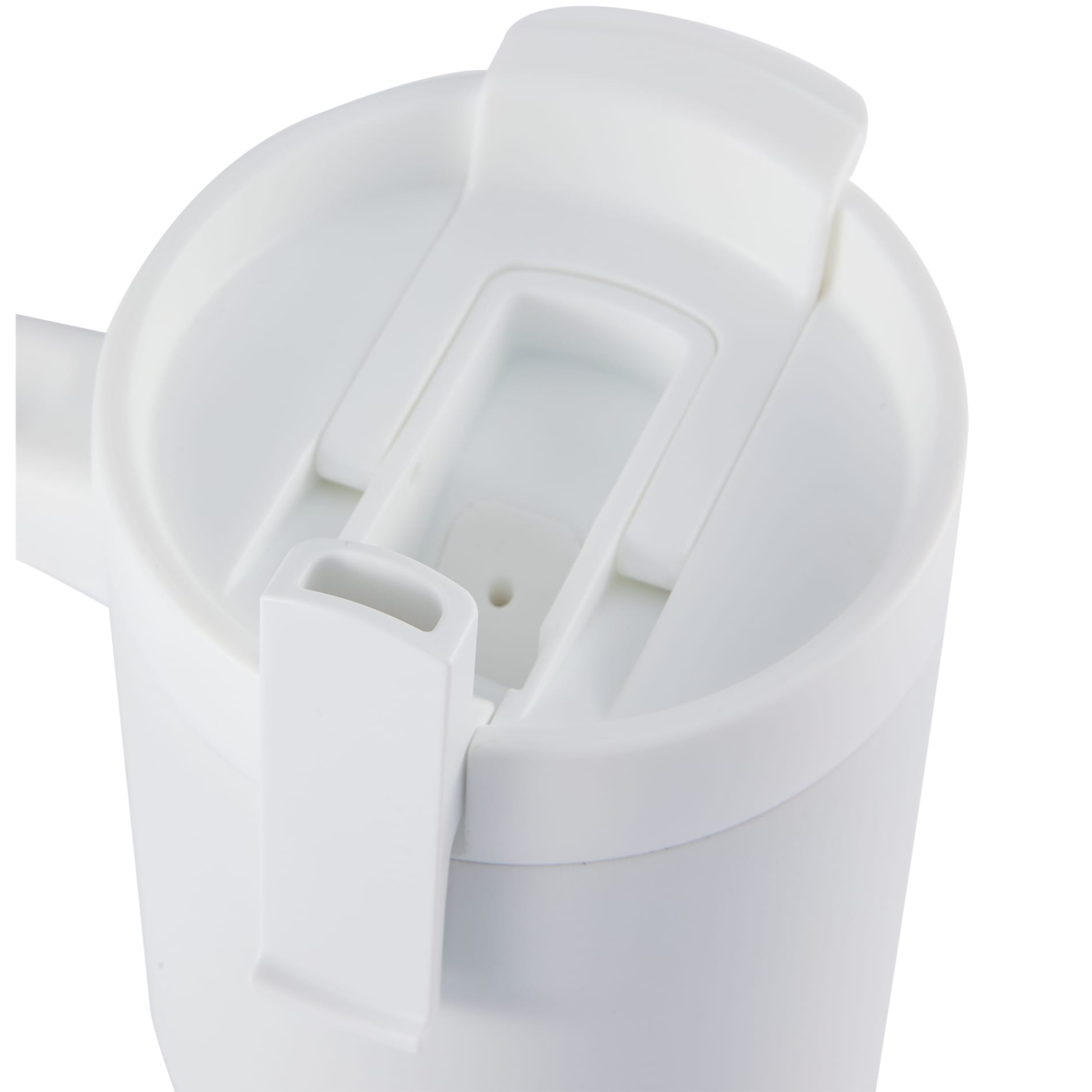 Front View of White Peak Recycled Insulated Sip or Swig Mug 24oz