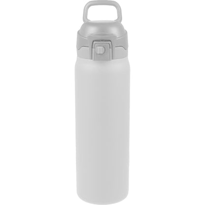 Front View of White Rhine 2 in 1 Vacuum Eco-Friendly Bottle 30oz plain