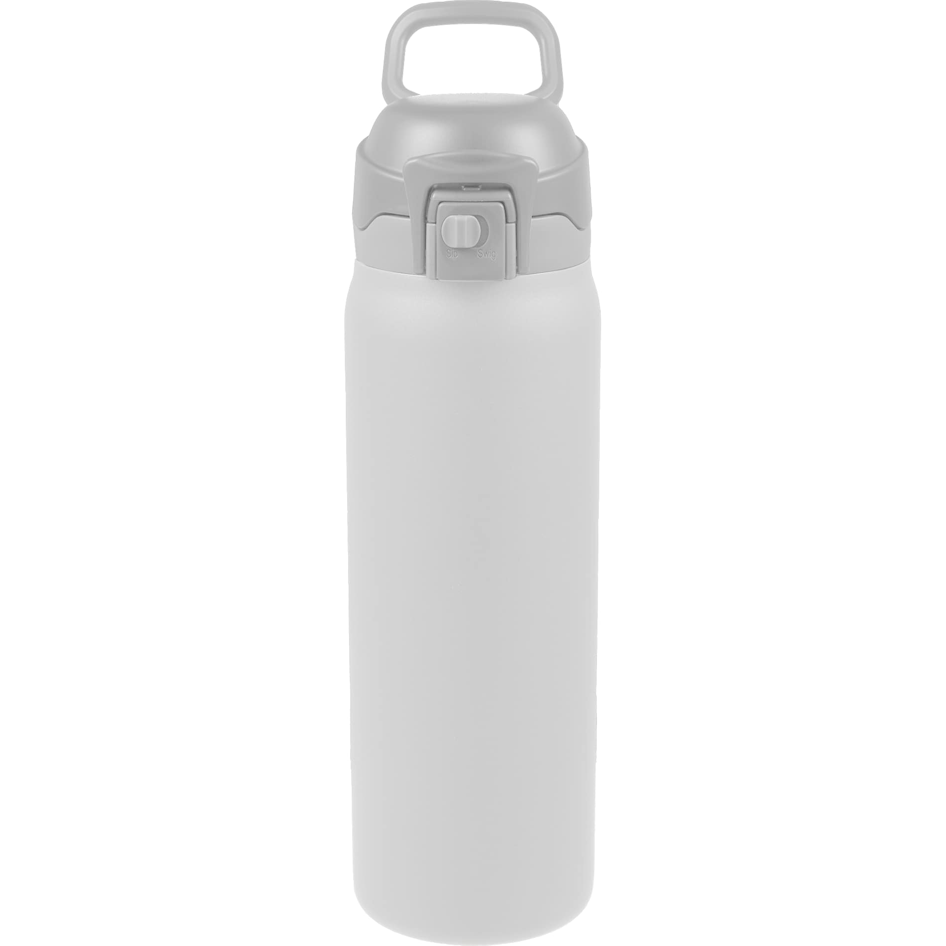 Front View of White Rhine 2 in 1 Vacuum Eco-Friendly Bottle 30oz plain