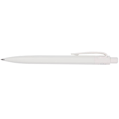 Front View of White Shoreside Gel Pen plain