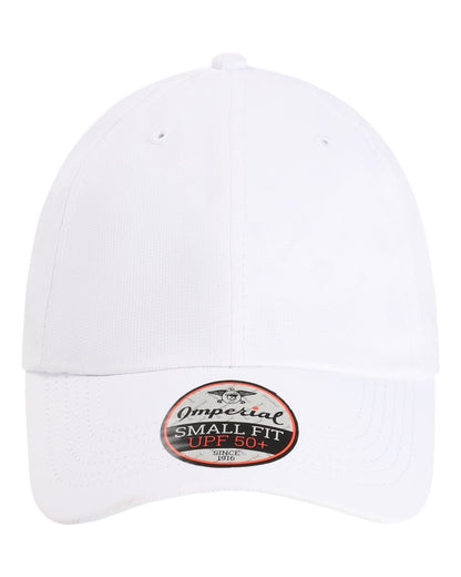 Front View of White The Original Small Fit Women's Performance Cap - L210P