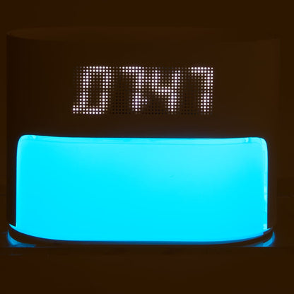 Front View of White Wellable™ White Noise Sunrise Alarm Clock plain