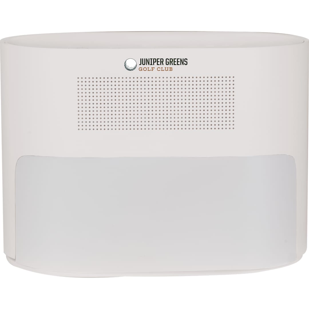Front View of White Wellable™ White Noise Sunrise Alarm Clock
