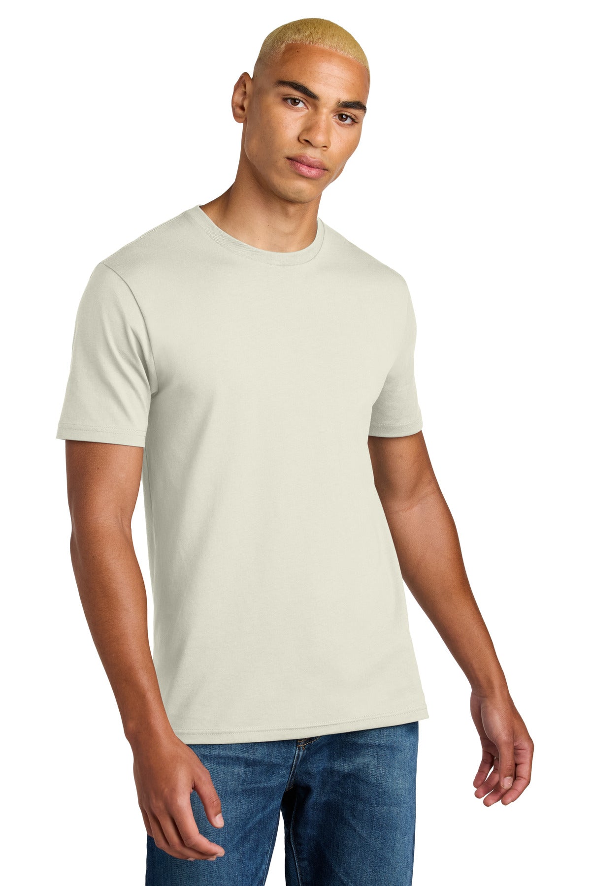 Front View of WhiteOnyx District Perfect Weight Icon Tee DT106