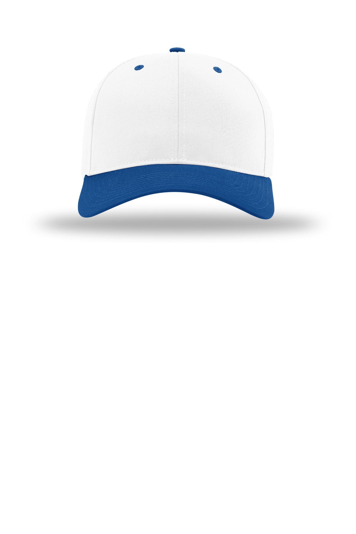 Front View of Wht/Wht/Ry Richardson Pro Twill Snapback 212