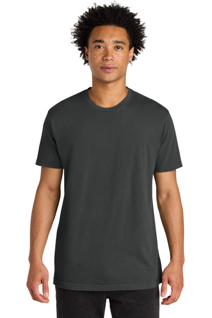 Front View of WshdGphBlk Next Level Apparel Soft Wash Cotton Tee NL3600SW