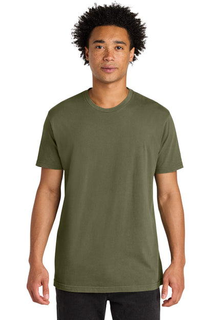 Front View of WshdMltGrn Next Level Apparel Soft Wash Cotton Tee NL3600SW
