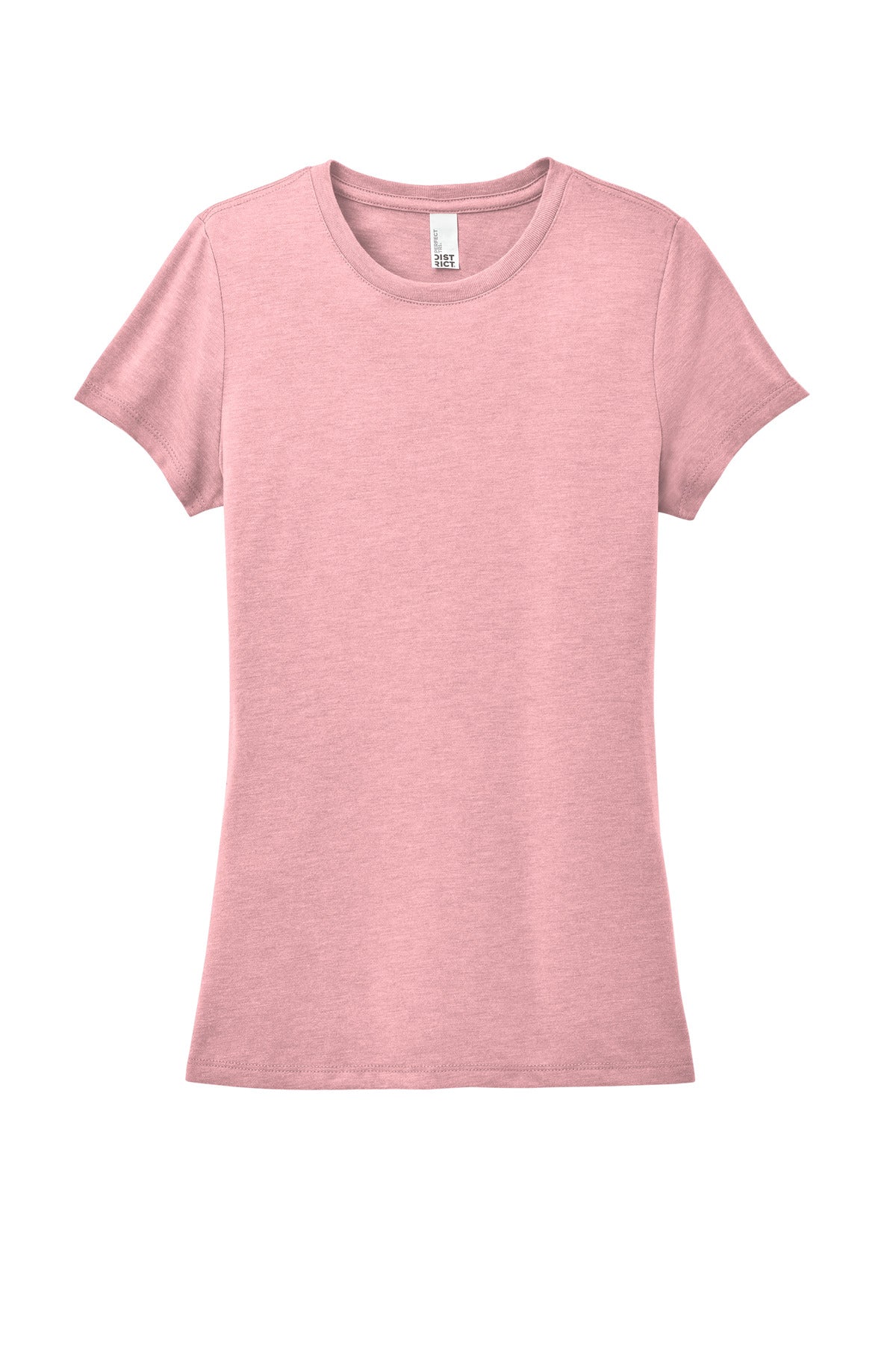 Front View of WstriaHthr District Women's Perfect Tri Tee. DM130L