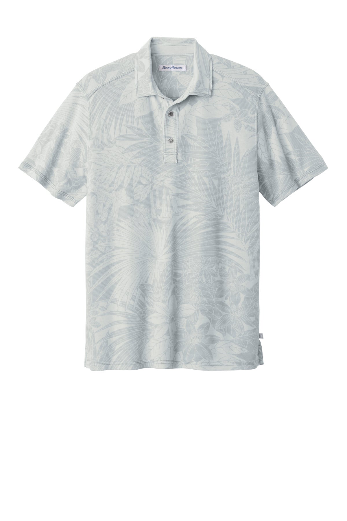 Front View of ZincGrey Tommy Bahama Santiago Paradise Polo ST227544TB