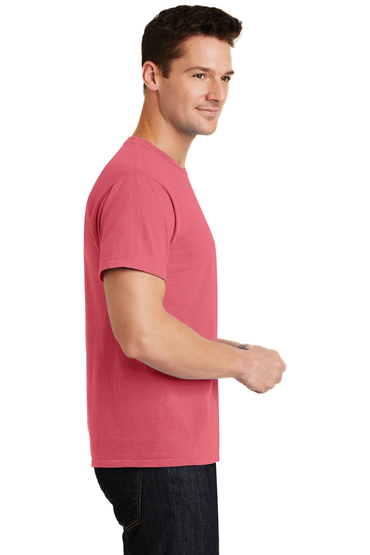 Fruit Punch Port & Co Beach Wash Garment-Dyed Tee. PC099