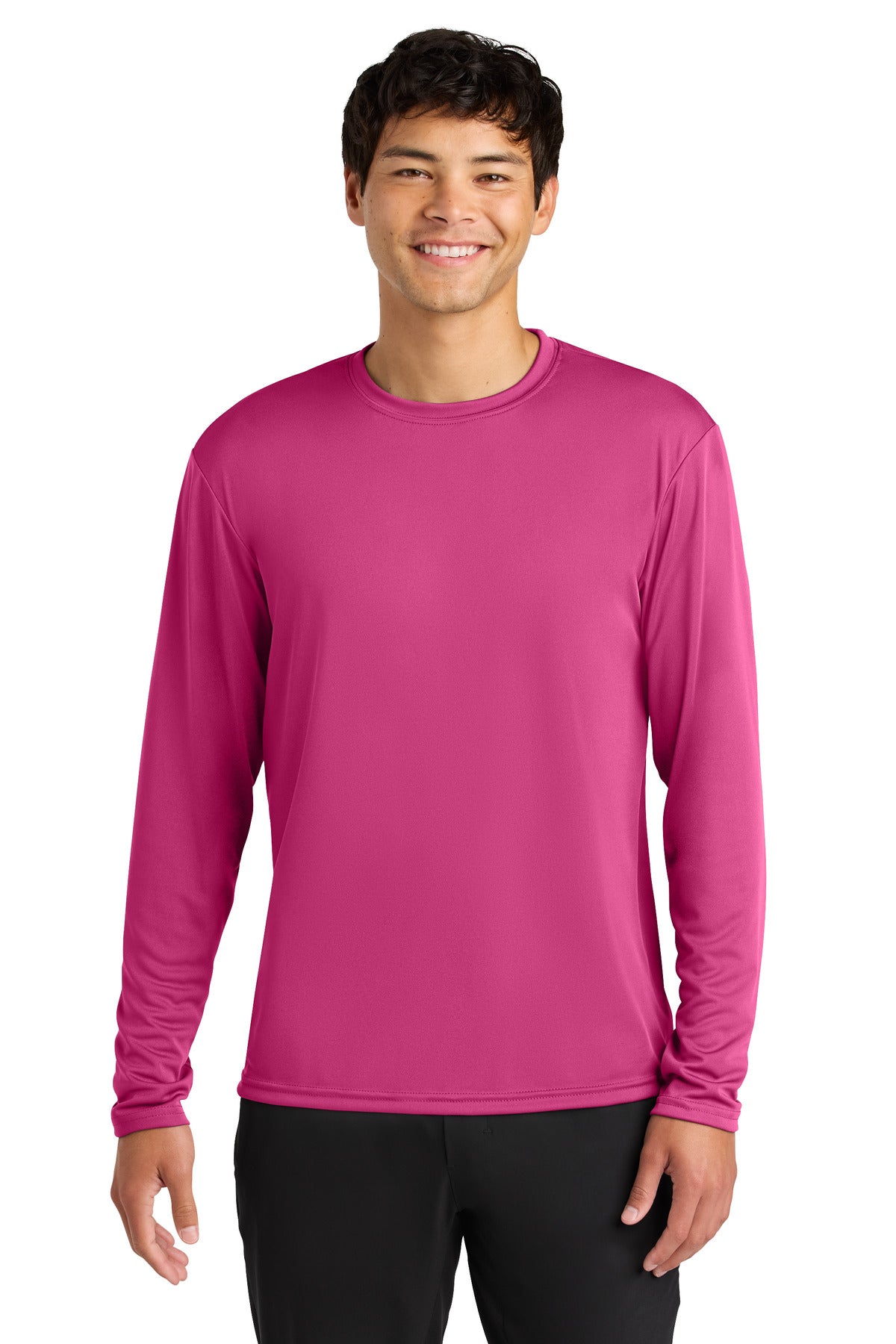 Fuchsia A4 Cooling Performance Long Sleeve Tee A4N3165