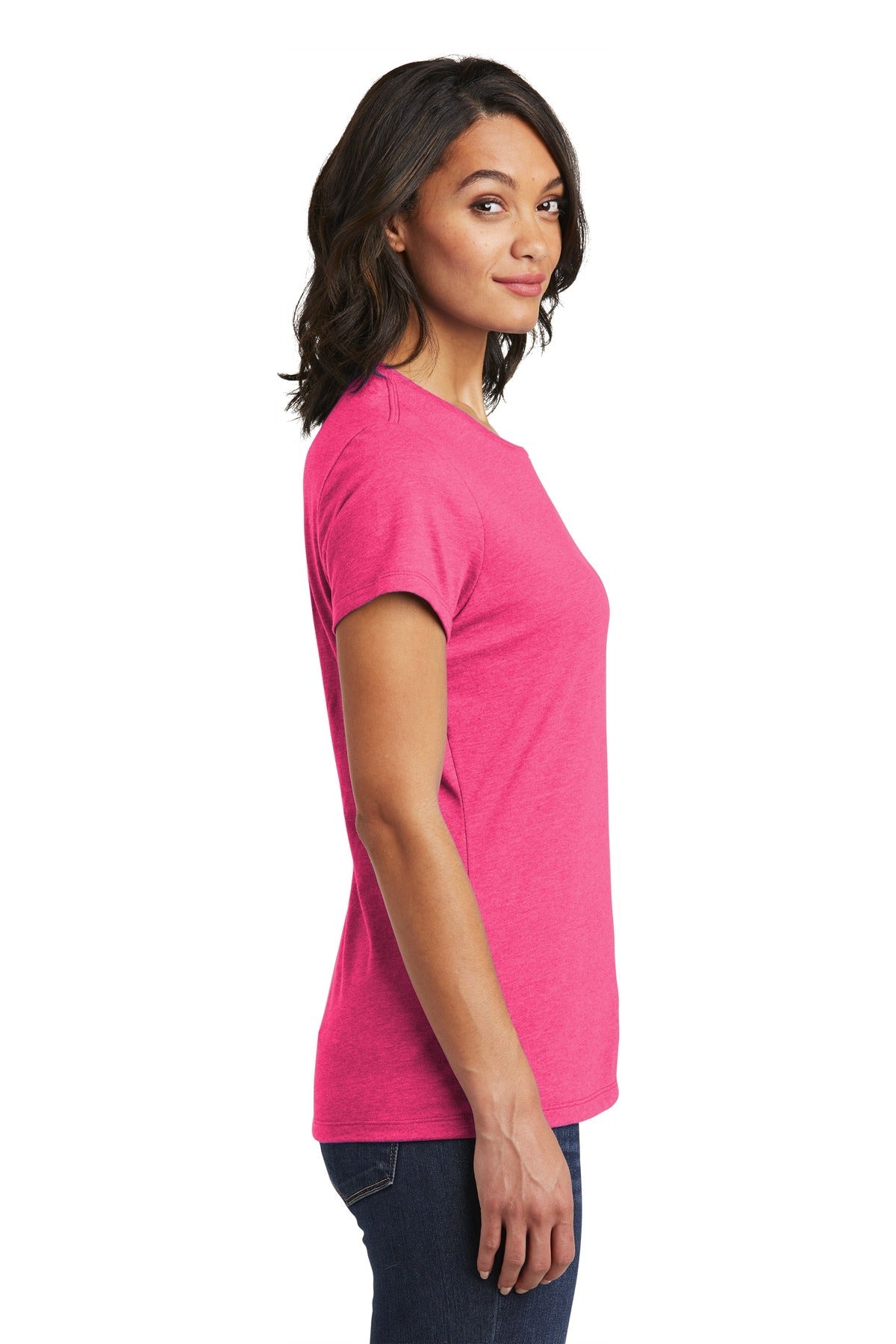 Fuchsia Frost District Women's Very Important Tee . DT6002