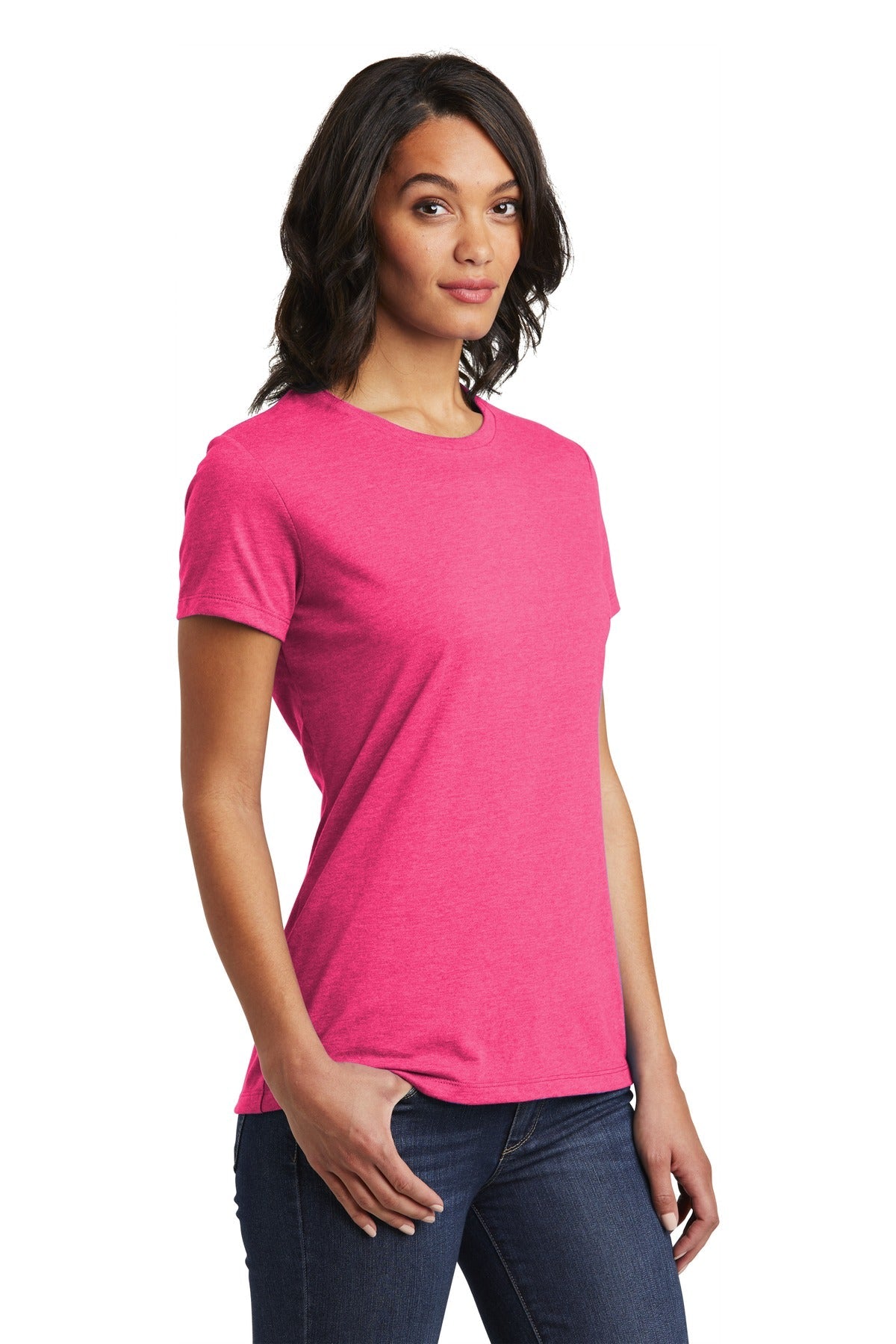 Fuchsia Frost District Women's Very Important Tee . DT6002