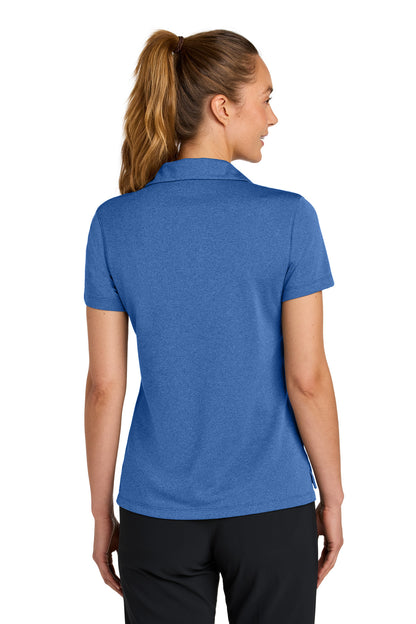 GameRyHthr Nike Women's Dri-FIT Smooth Heather Polo NKFQ4793