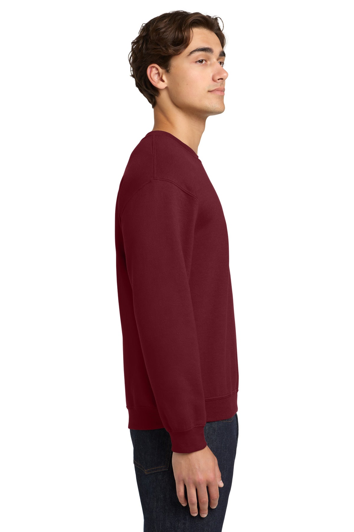 Garnet Gildan Heavy Blend Crewneck Sweatshirt. 18000