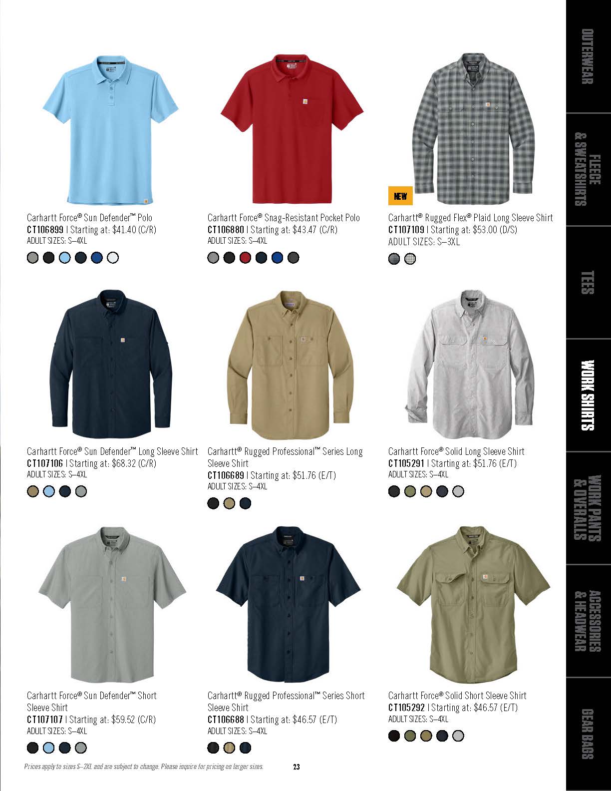 Digital Catalog - Carhartt 2025 NEW (2026 Items)