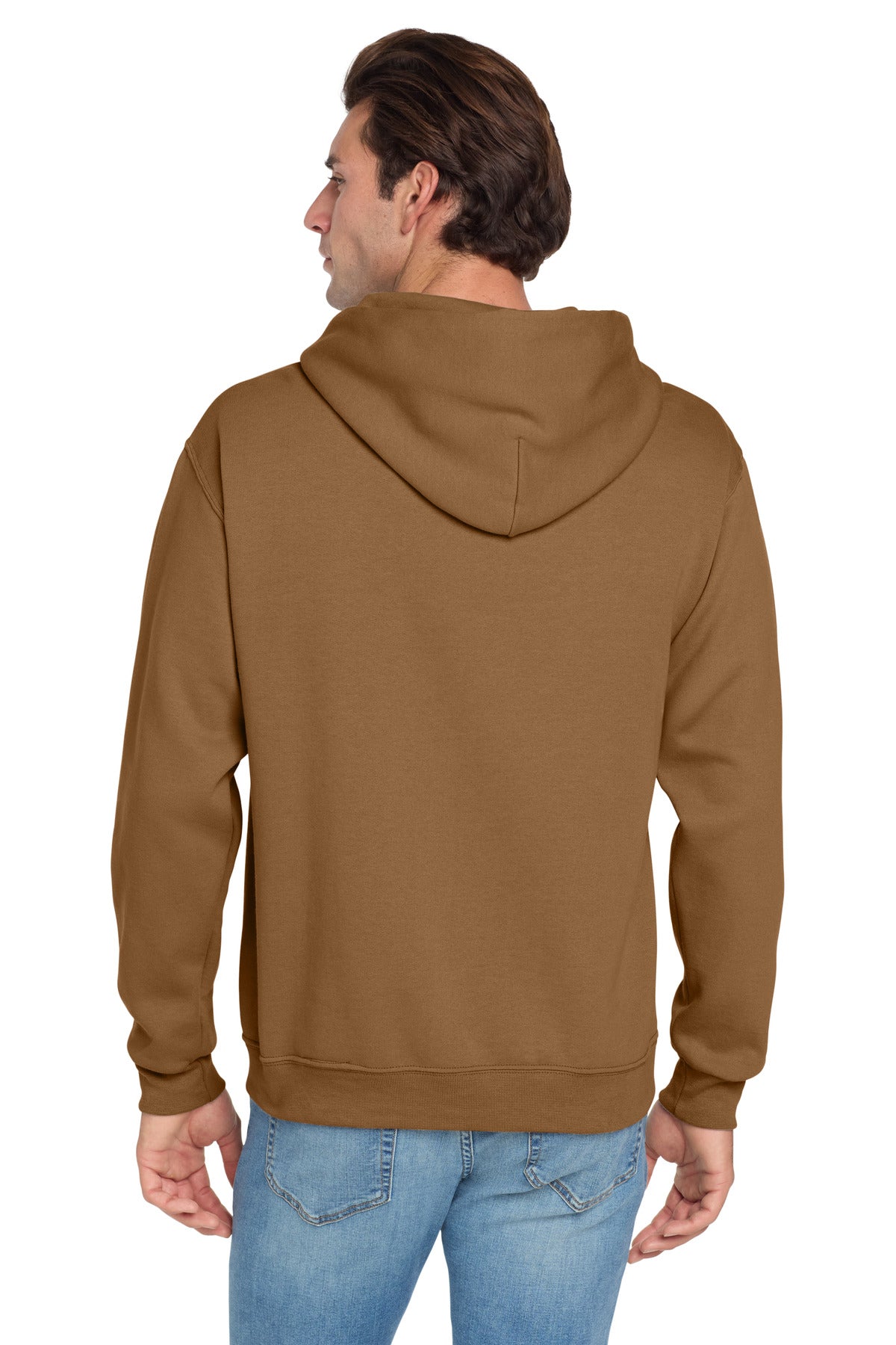 GldnPecan Jerzees NuBlend Pullover Hooded Sweatshirt. 996M
