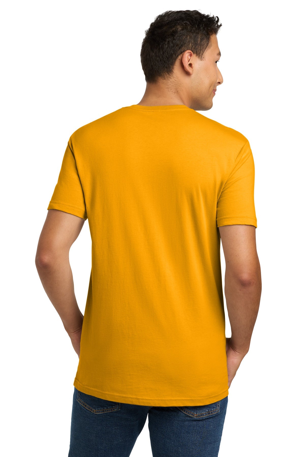 Gold Next Level Apparel Adult Cotton Tee. NL3600