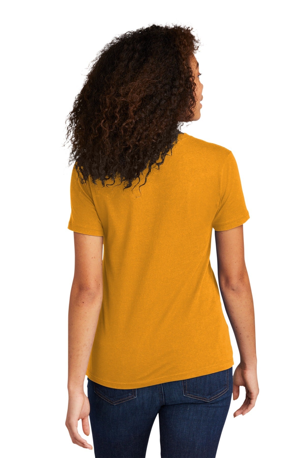 Gold Next Level Apparel Women's Cotton Tee. NL3900