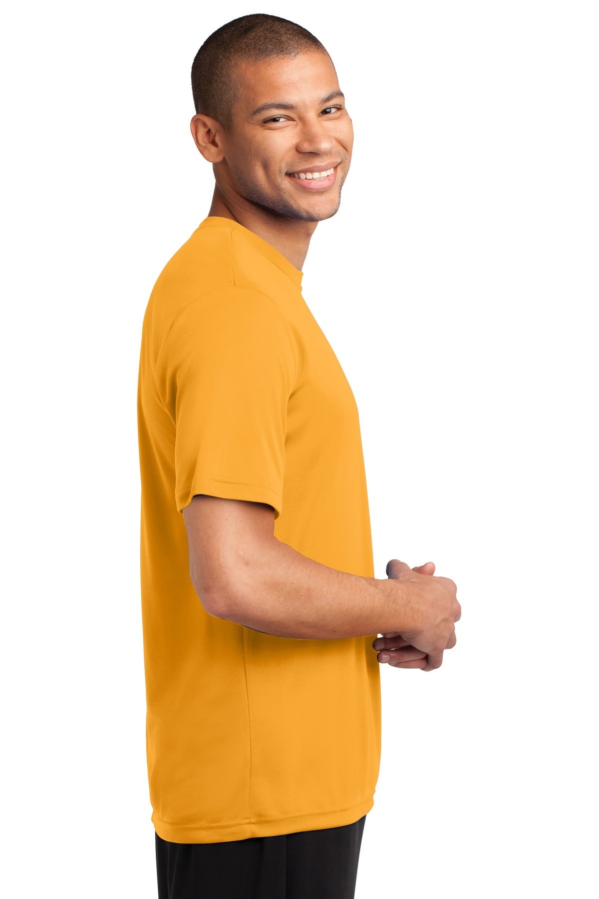 Gold Port & Co Performance Tee. PC380