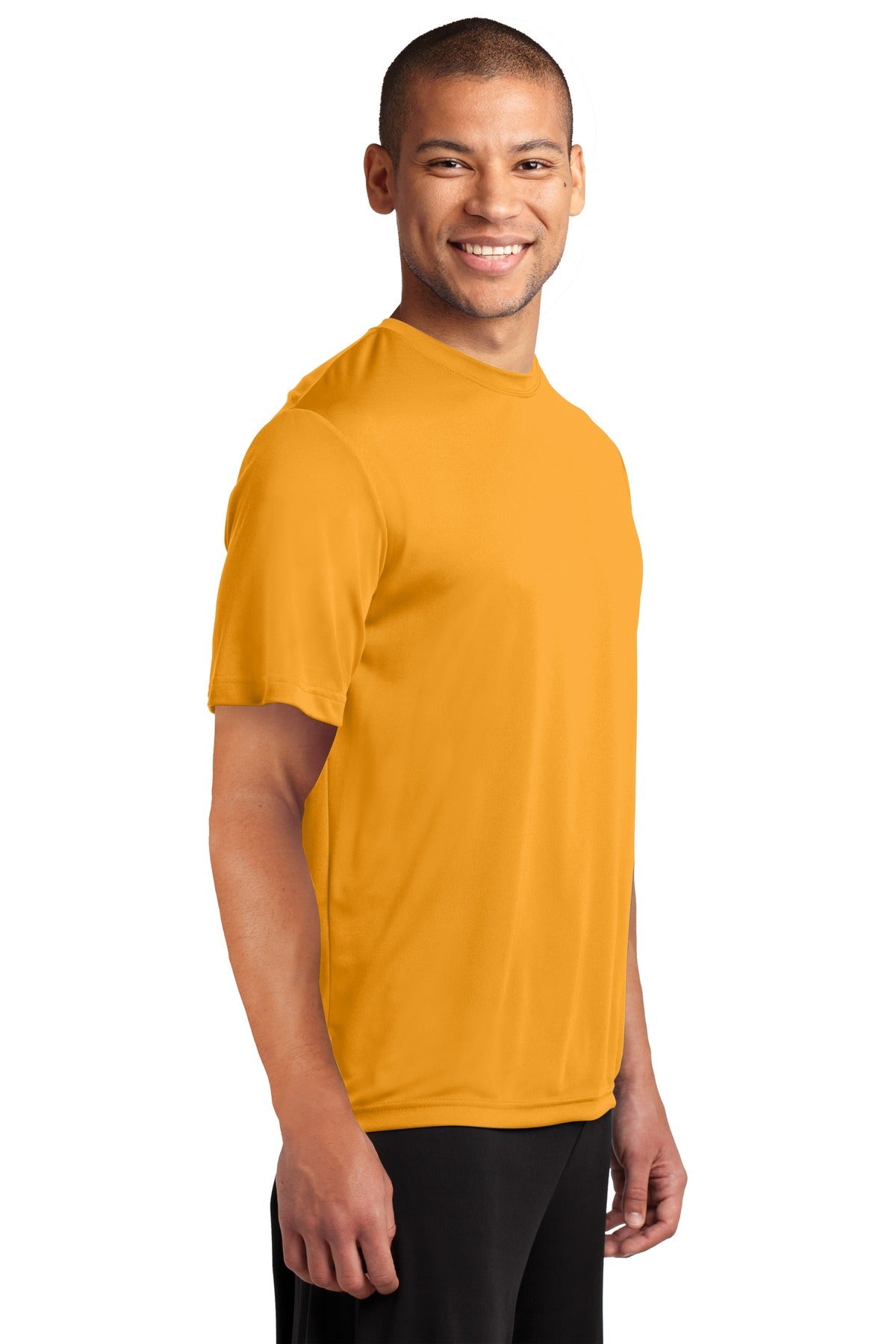 Gold Port & Co Performance Tee. PC380