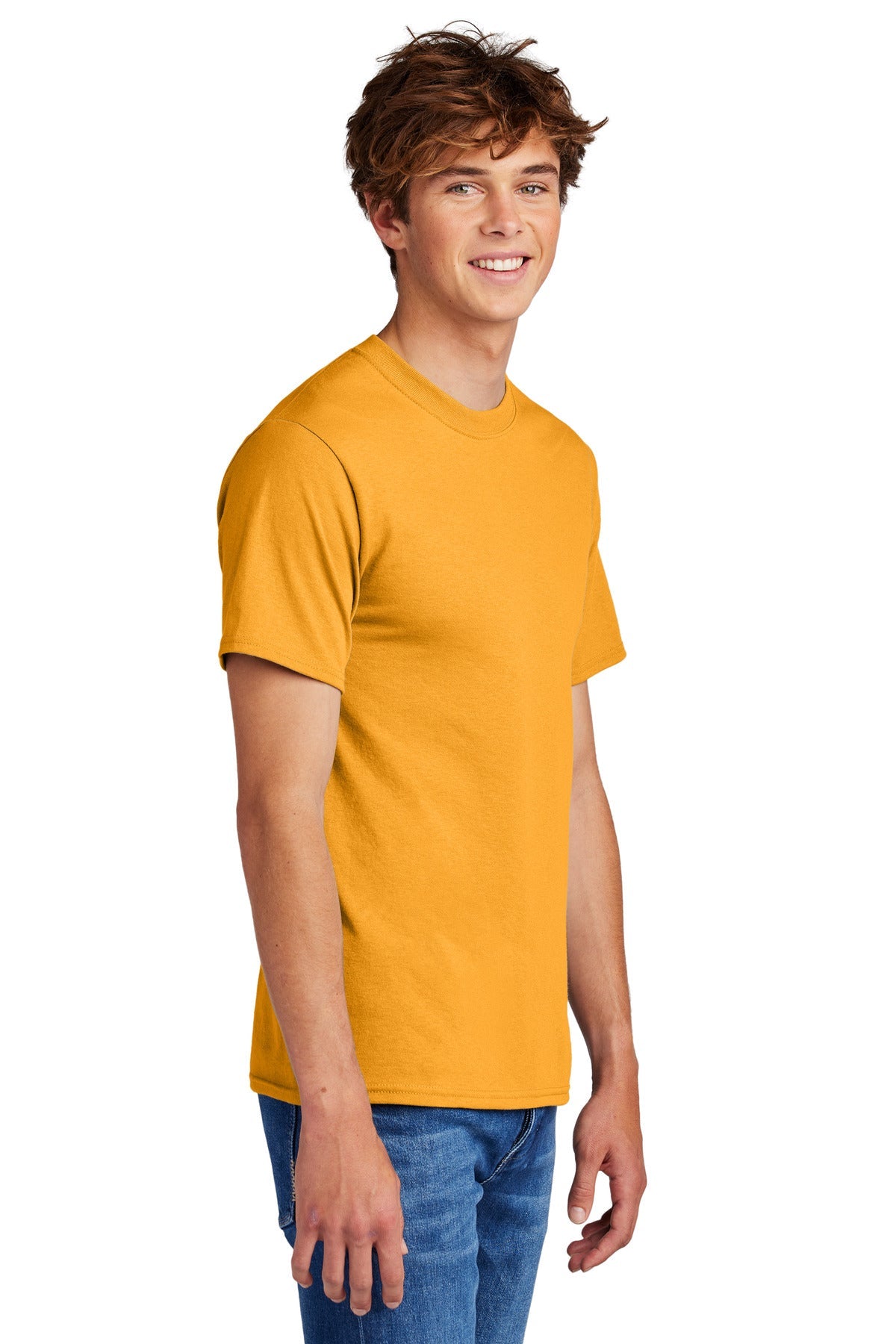 Gold Port & Co Tall Core Blend Tee. PC55T