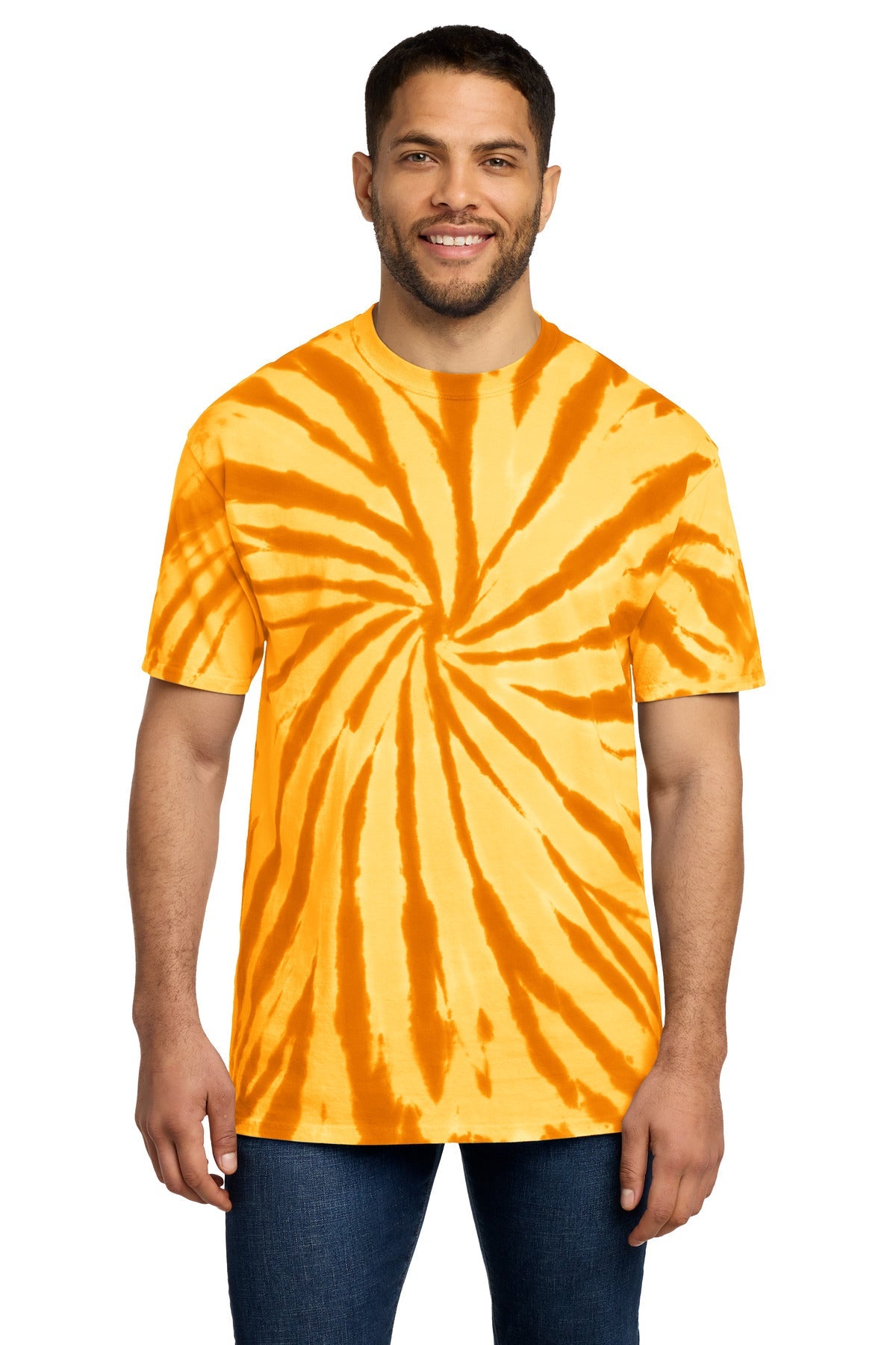 Gold Port & Co Tie-Dye Tee. PC147