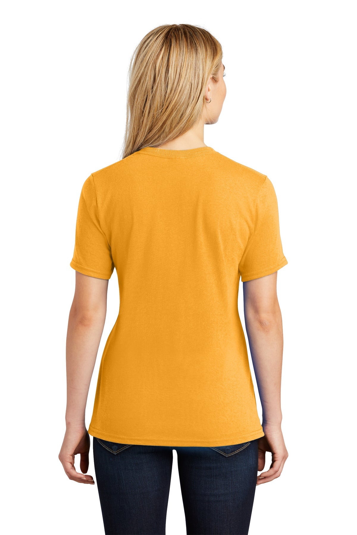 Gold Port & Co Women's Core Cotton Tee. LPC54