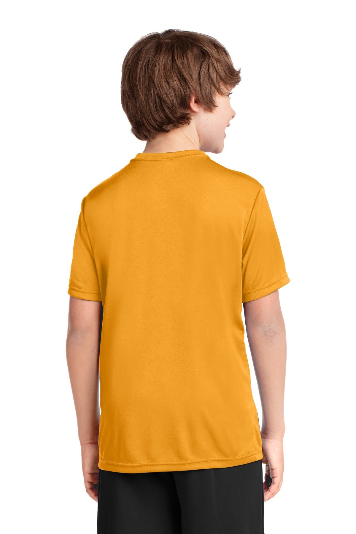 Gold Port & Co Youth Performance Tee. PC380Y