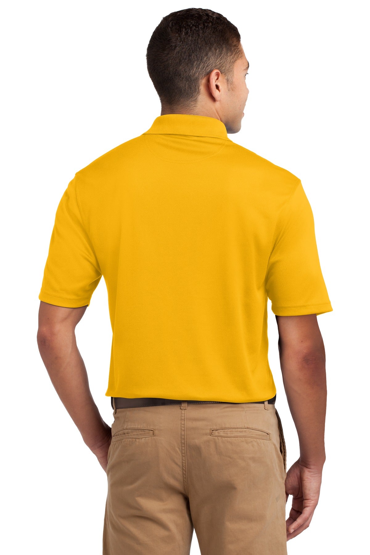 Gold Sport-Tek Dri-Mesh Polo. K469