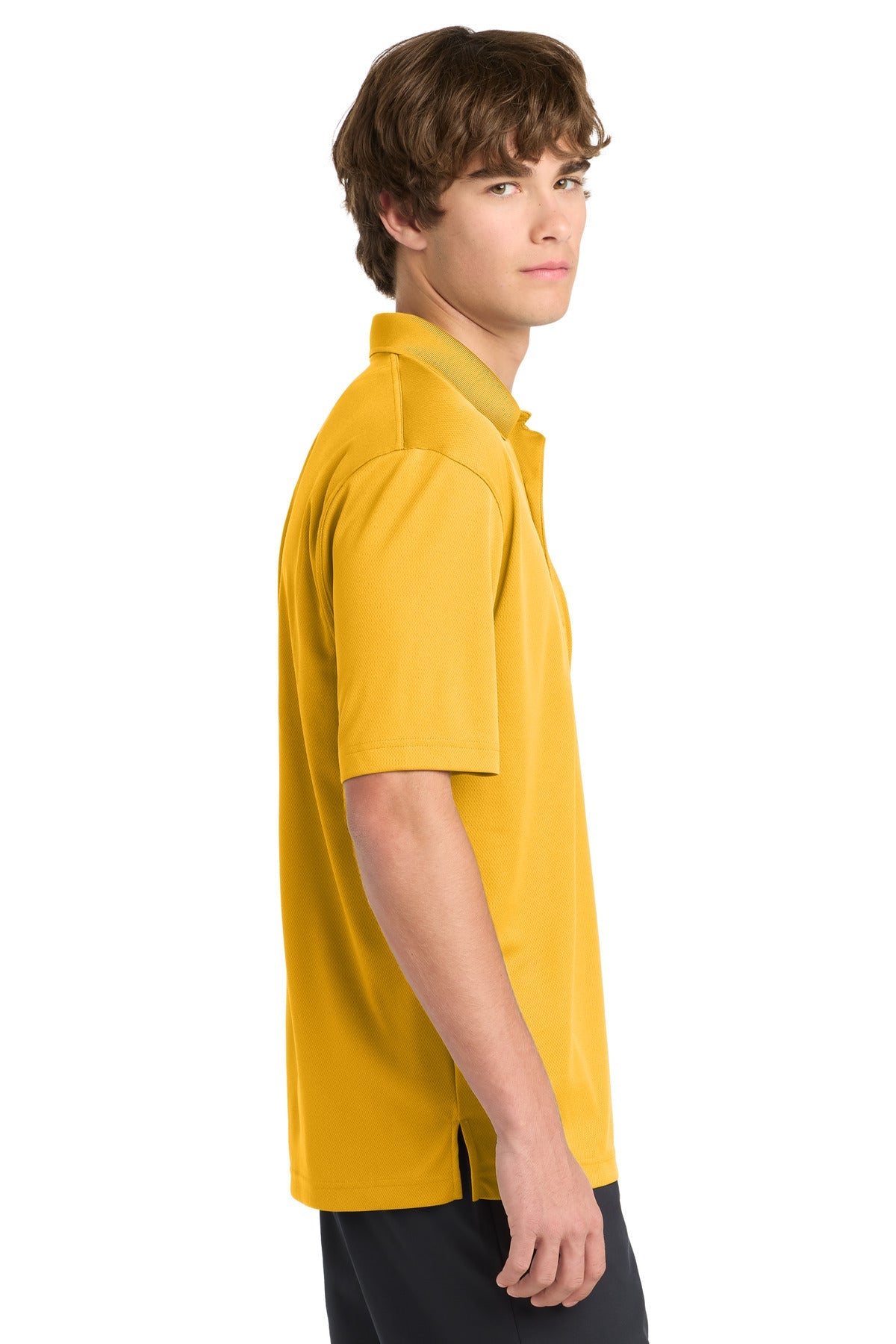 Gold Sport-Tek Dri-Mesh Polo. K469