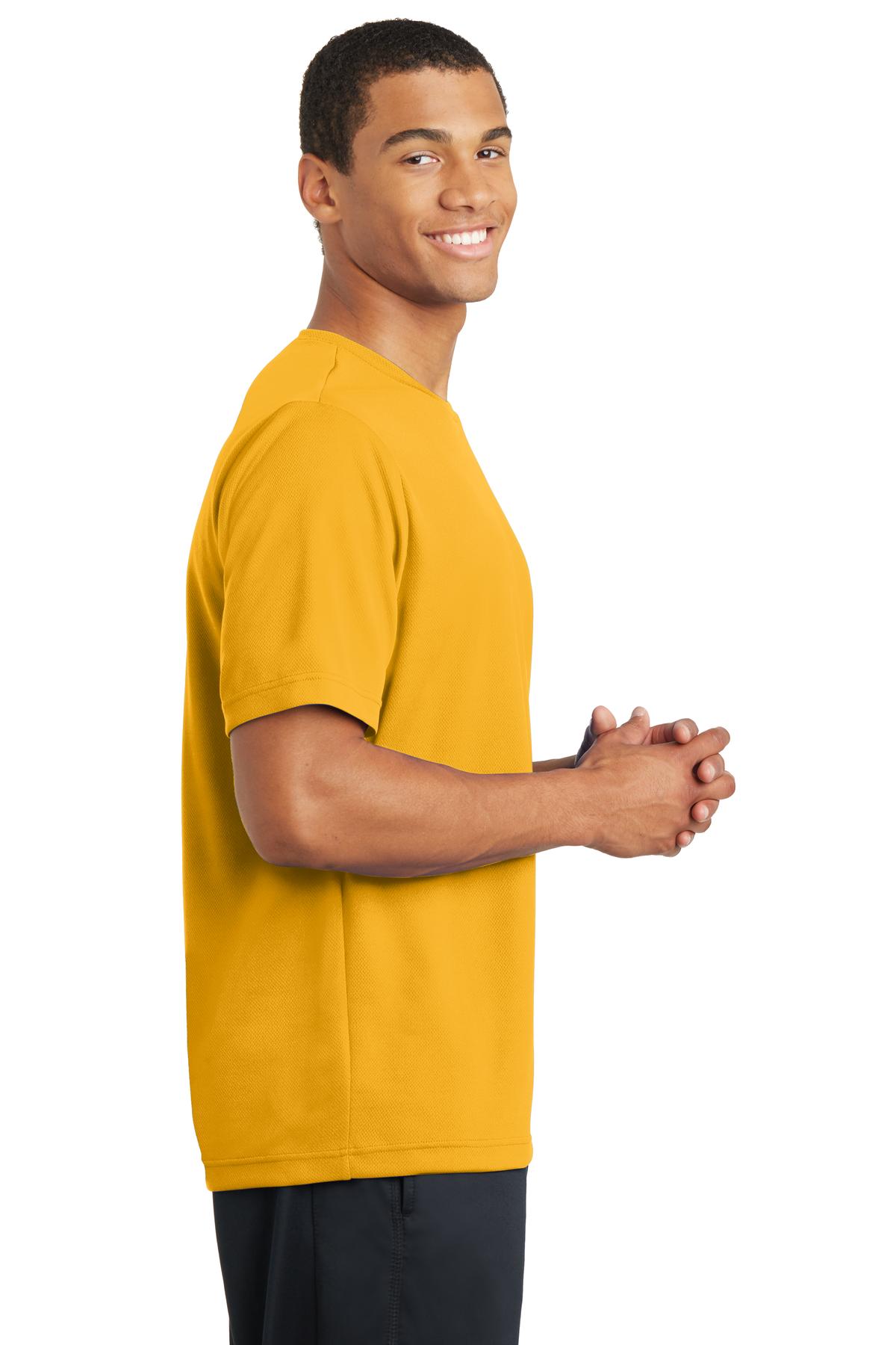 Gold Sport-Tek PosiCharge RacerMesh Tee. ST340