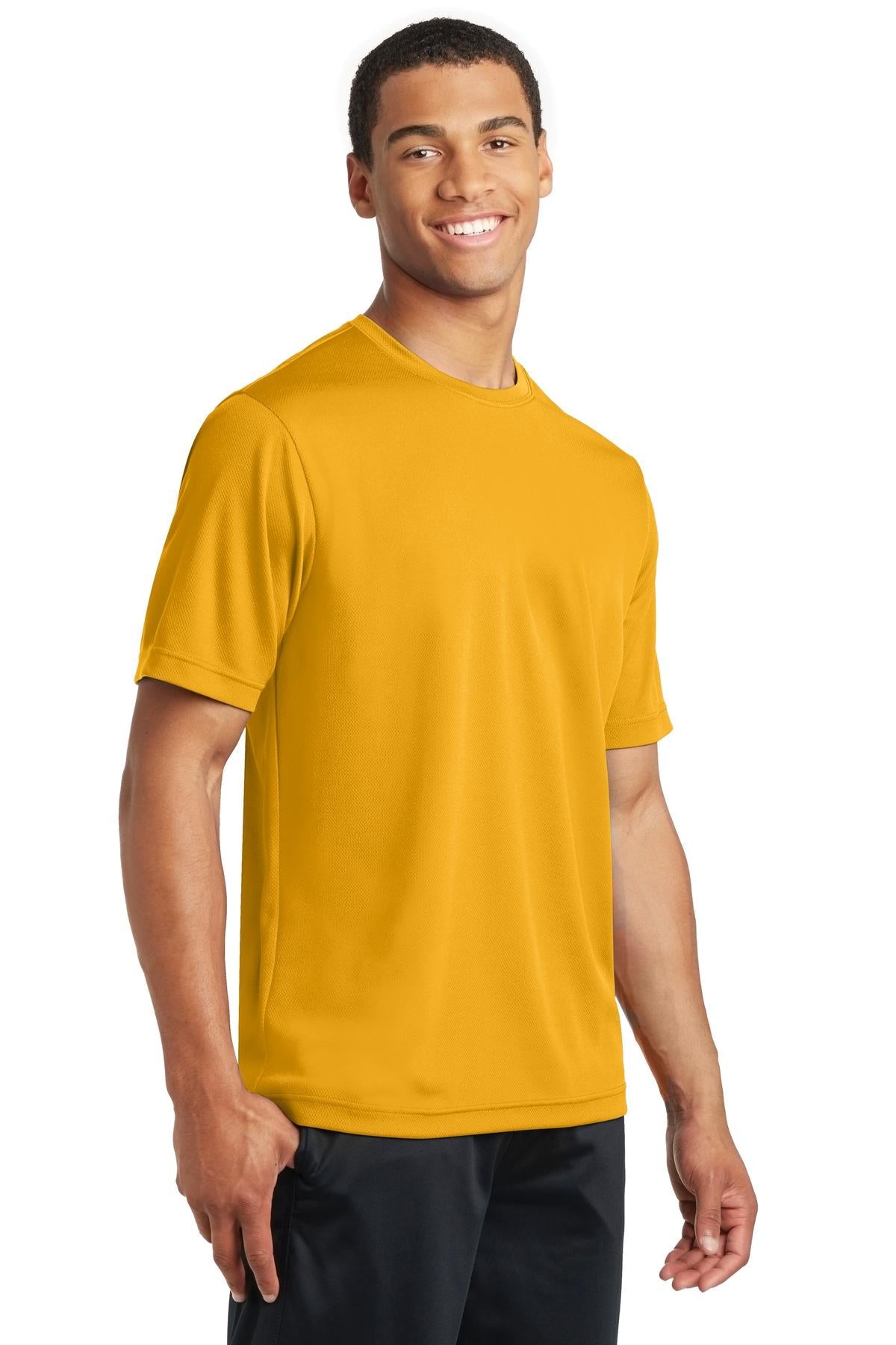 Gold Sport-Tek PosiCharge RacerMesh Tee. ST340