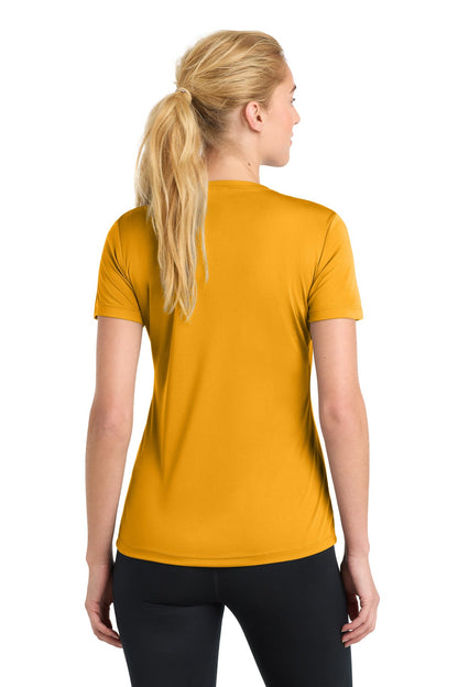 Gold Sport-Tek Women's PosiCharge Competitor Tee. LST350