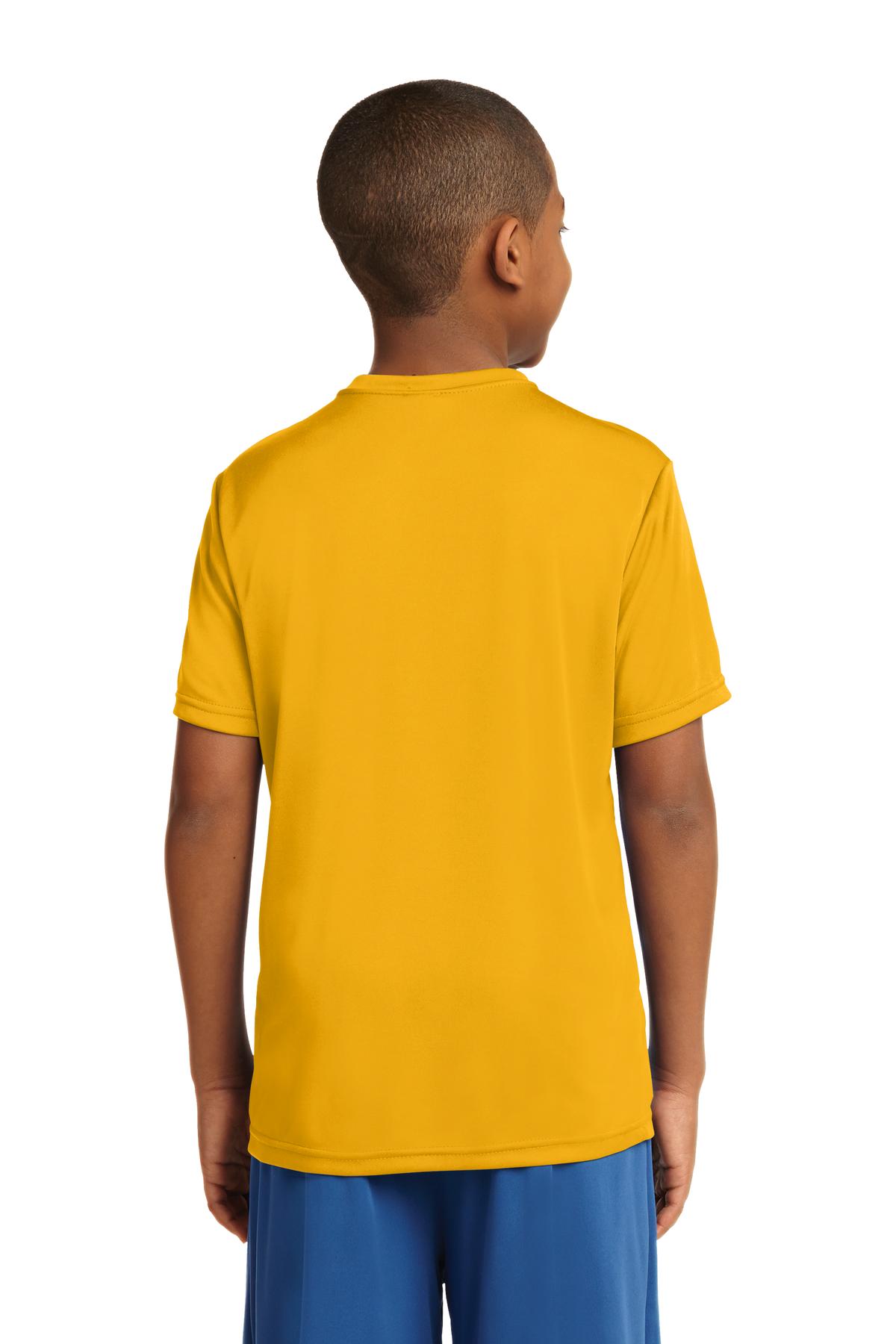 Gold Sport-Tek Youth PosiCharge Competitor Tee. YST350