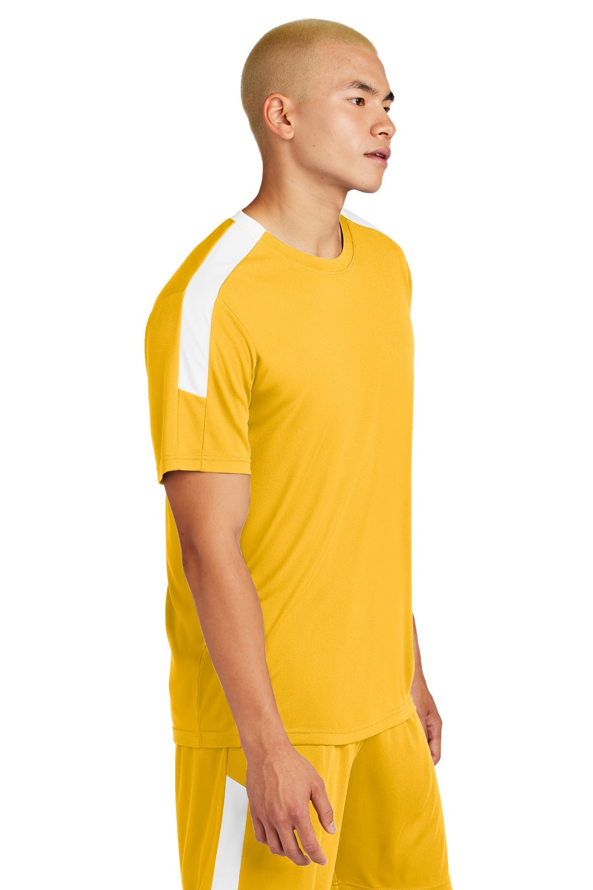 Gold/White Sport-Tek Competitor United Crew ST100